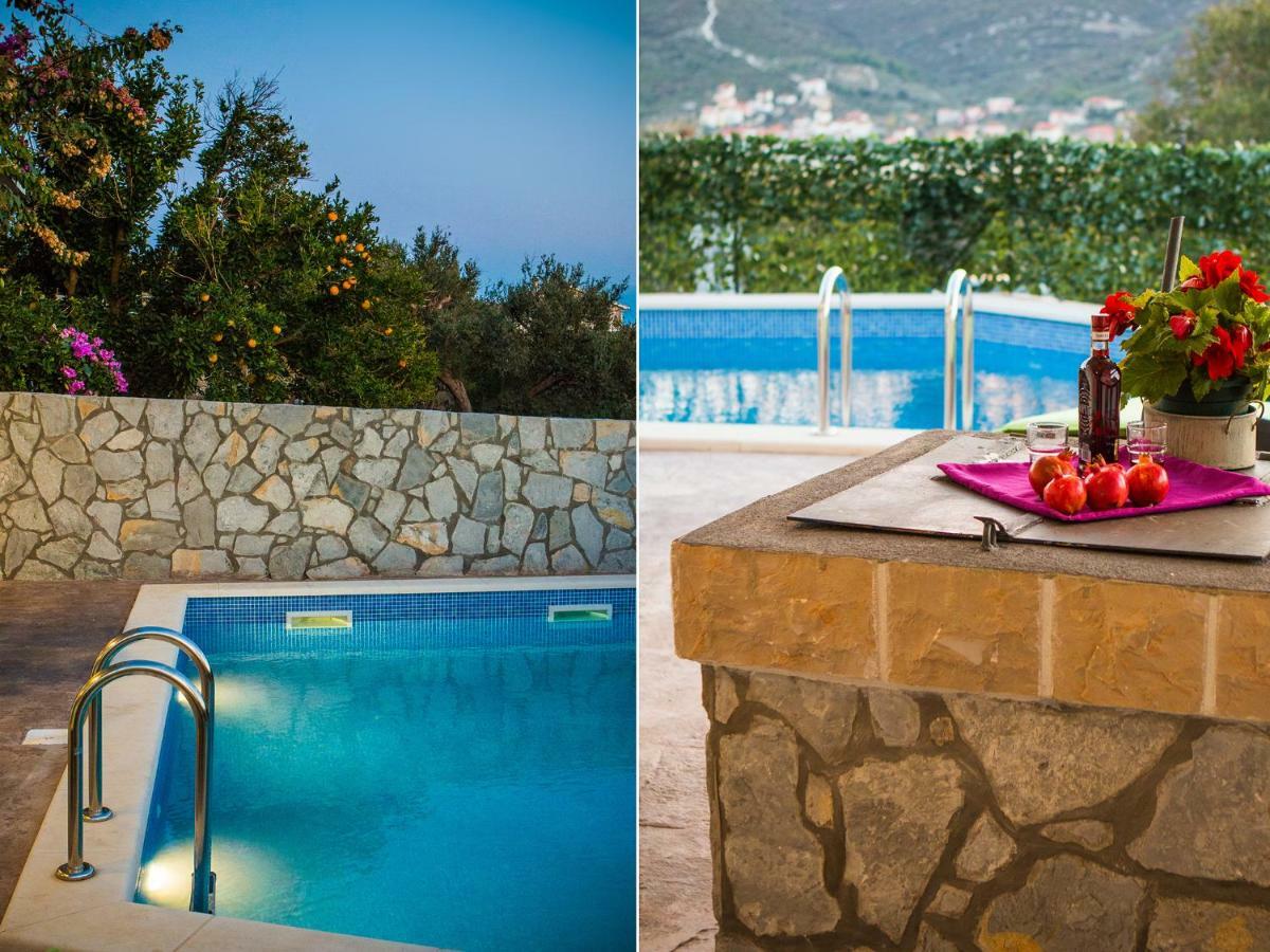 Villa Croatia Sea View With Heated Pool Vinišće Kültér fotó